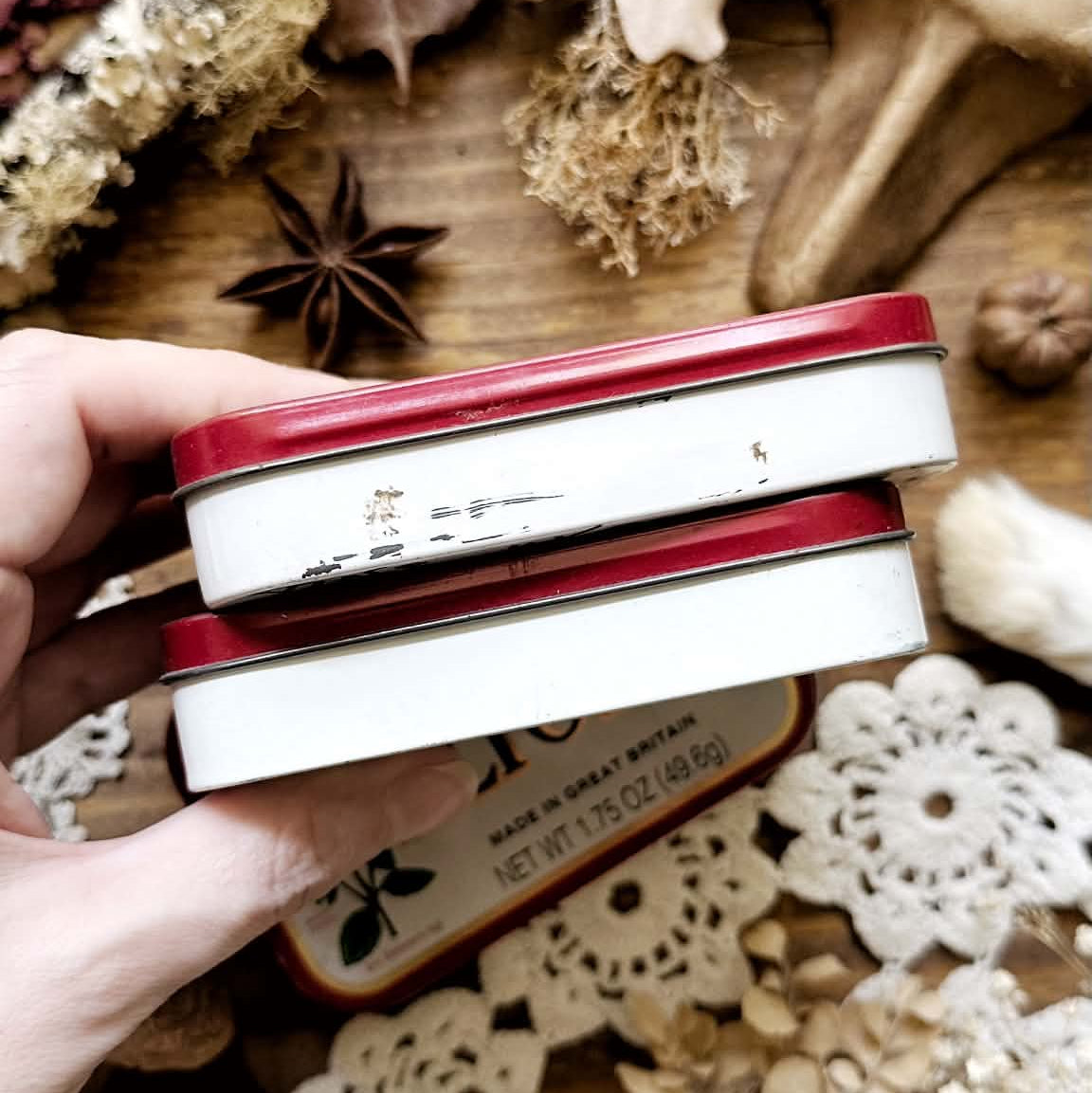 One Rustic Metal Altoids Tin