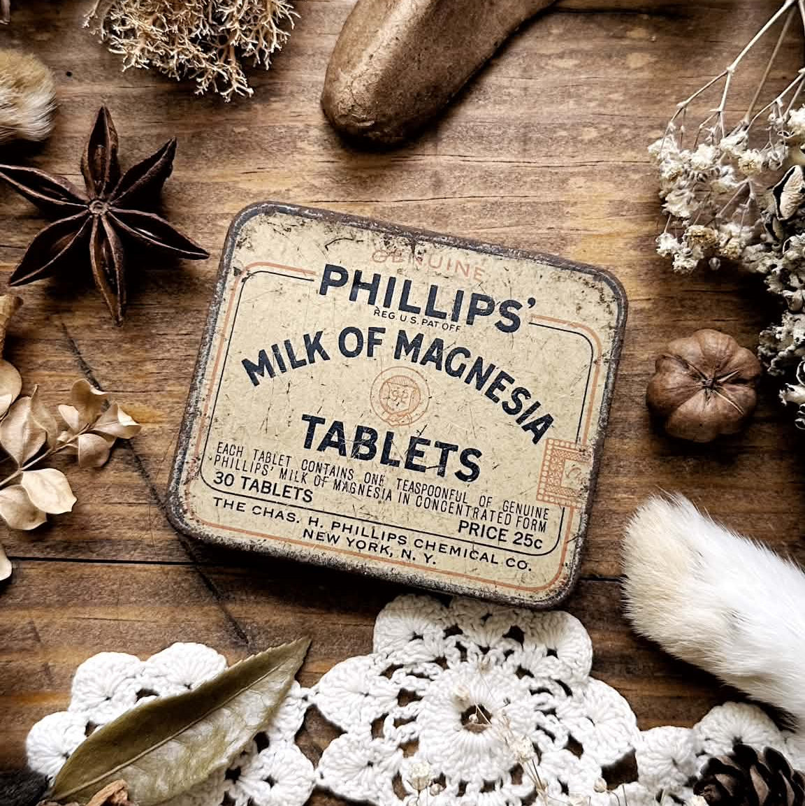 Real Human Hair in Vintage Metal Tin – No. 02