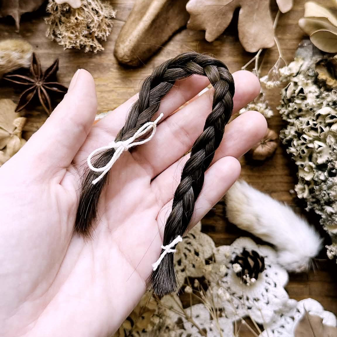 Real Human Hair Braid in Vintage Pastilles Tin – No. 04