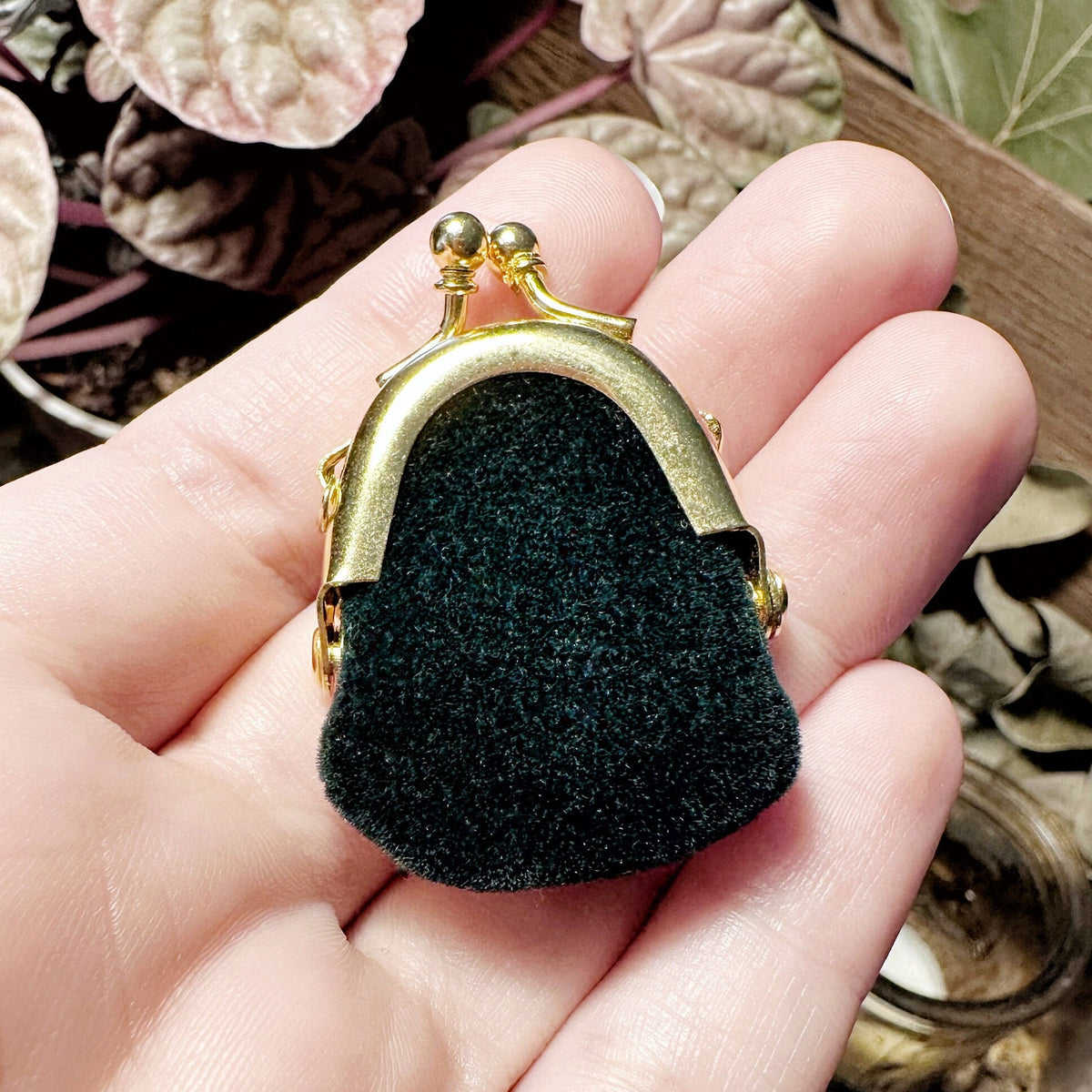Real Human Tooth in Miniature Doll Purse – No. 02