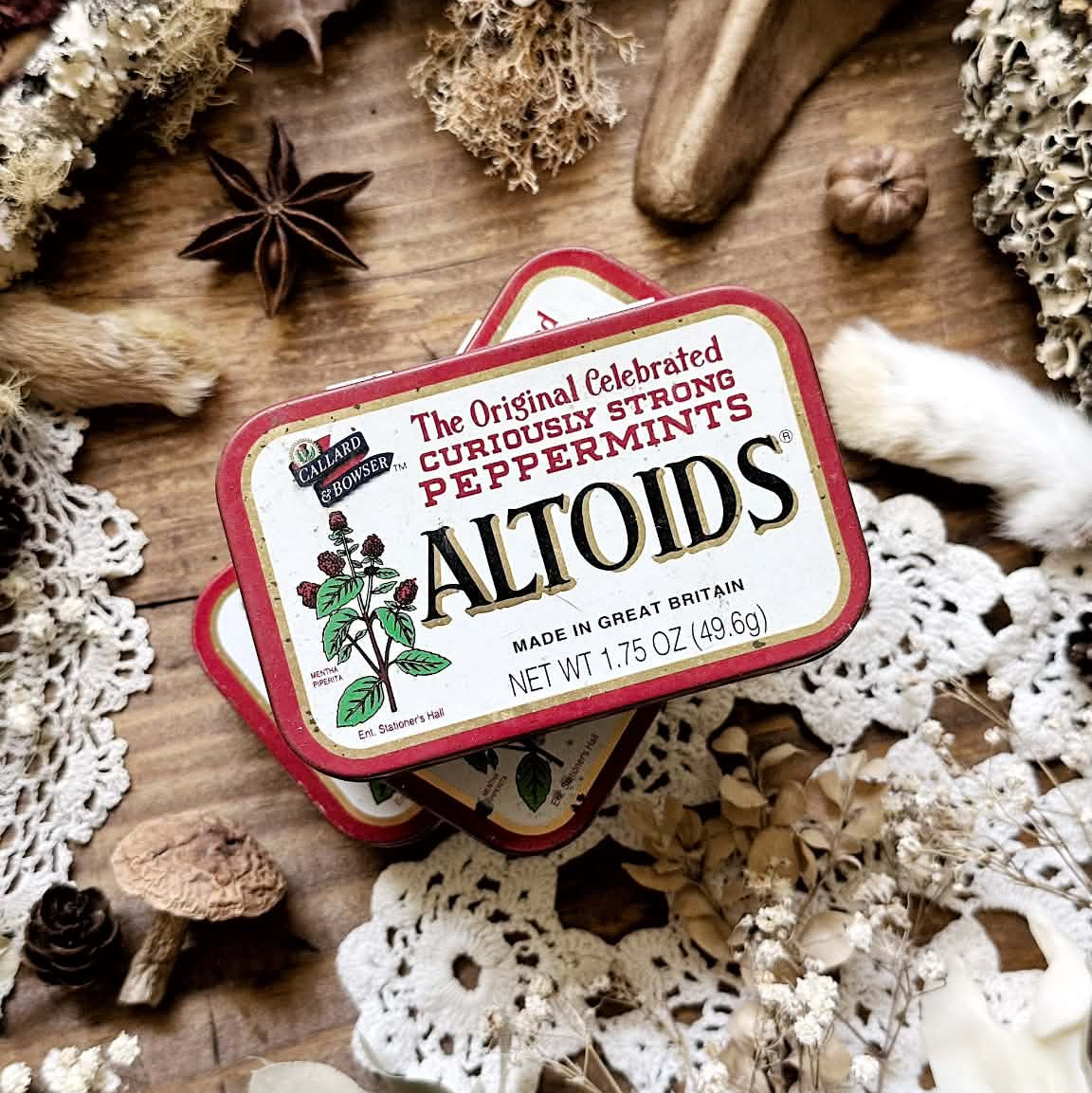 One Rustic Metal Altoids Tin