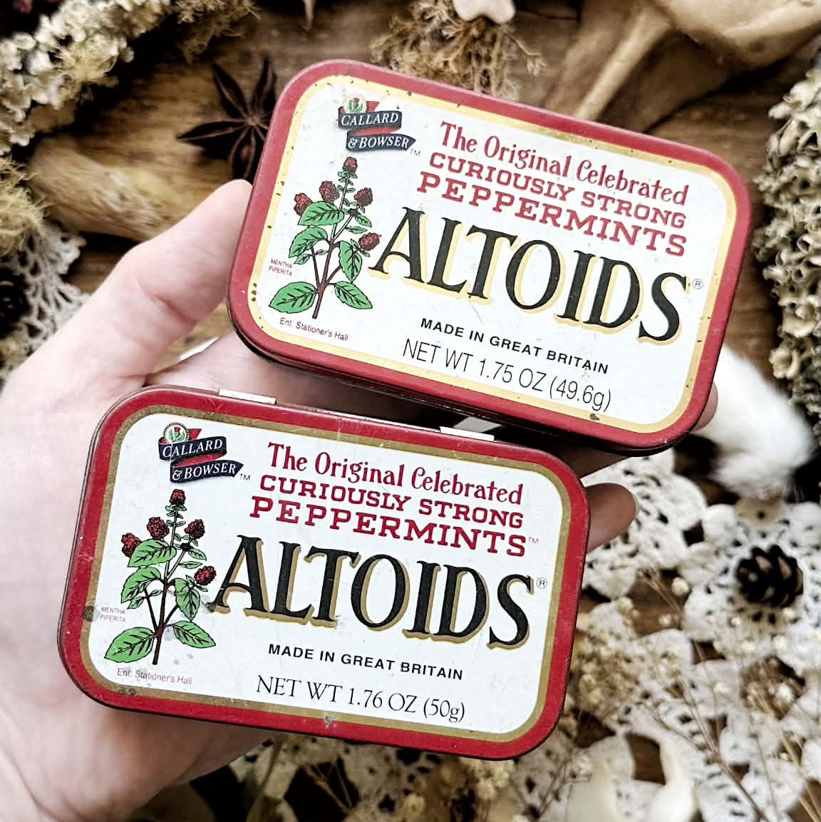 One Rustic Metal Altoids Tin